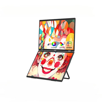 Sculptor Dual-Screen 18.5 Inch Monitor Portable Screen 115% sRGB 1080P IPS